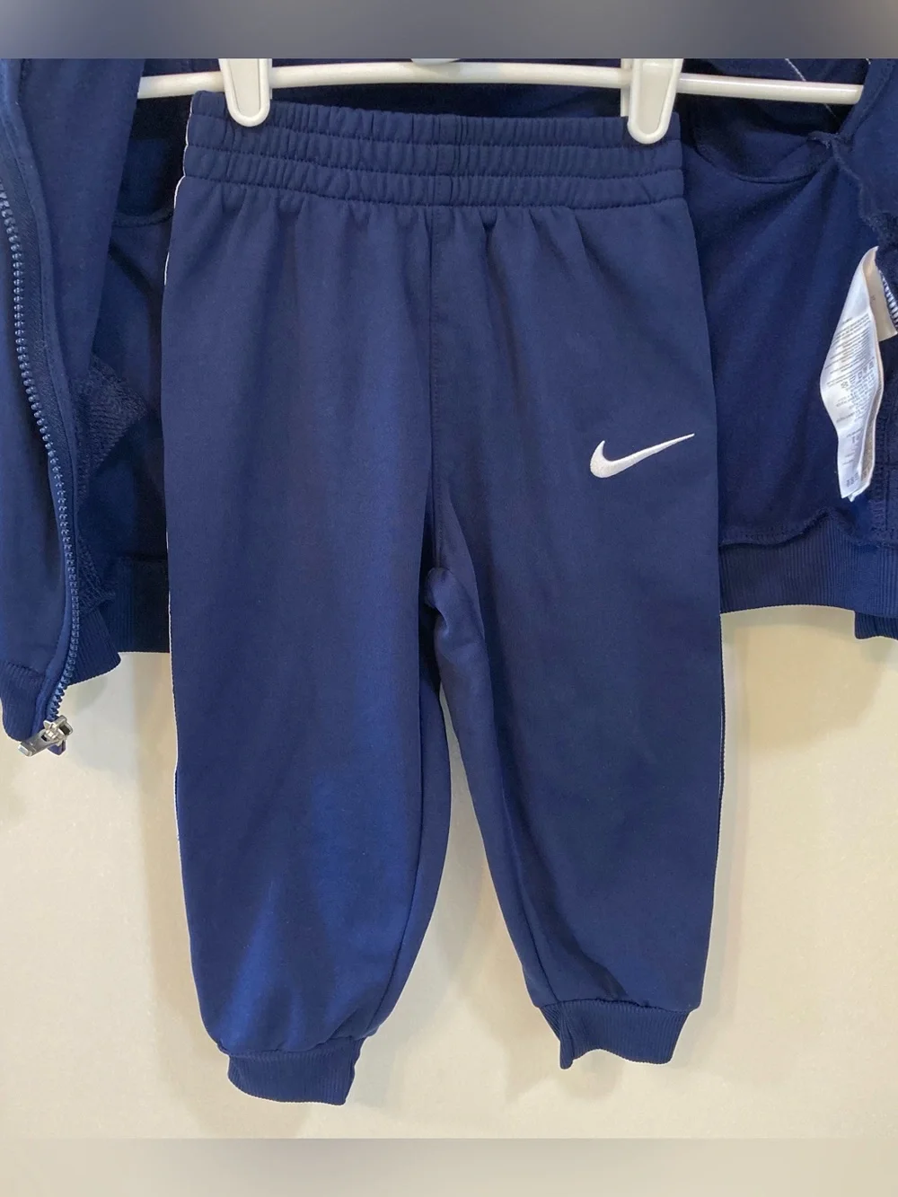 Nike Kids Hooded FZ Propus Taping Tracksuit Sz 3T Navy Dri-Fit Jogging Set